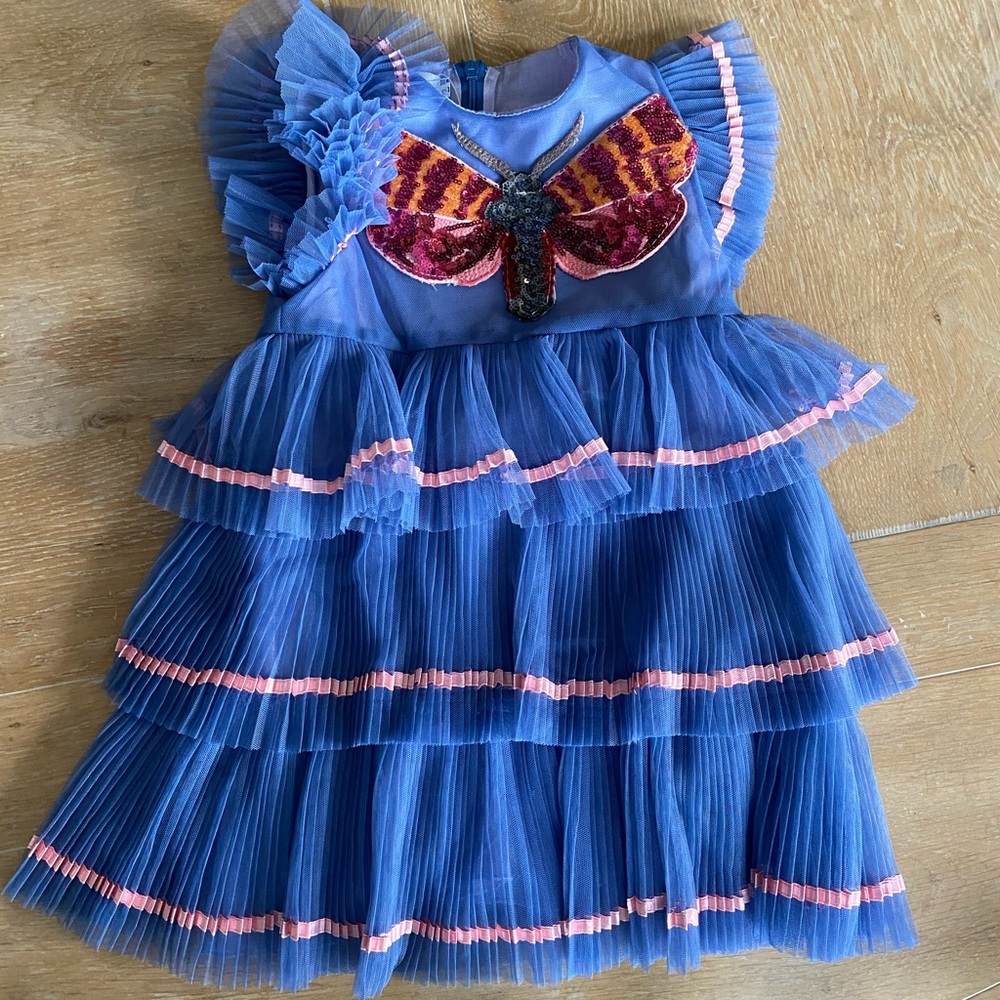 Lola + The Boys Tulle Dragonfly Dress NWT